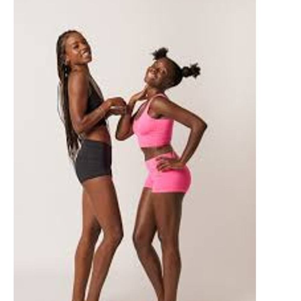 Teeki Dolly Pink Sun Short & Tank Matching Set NWT